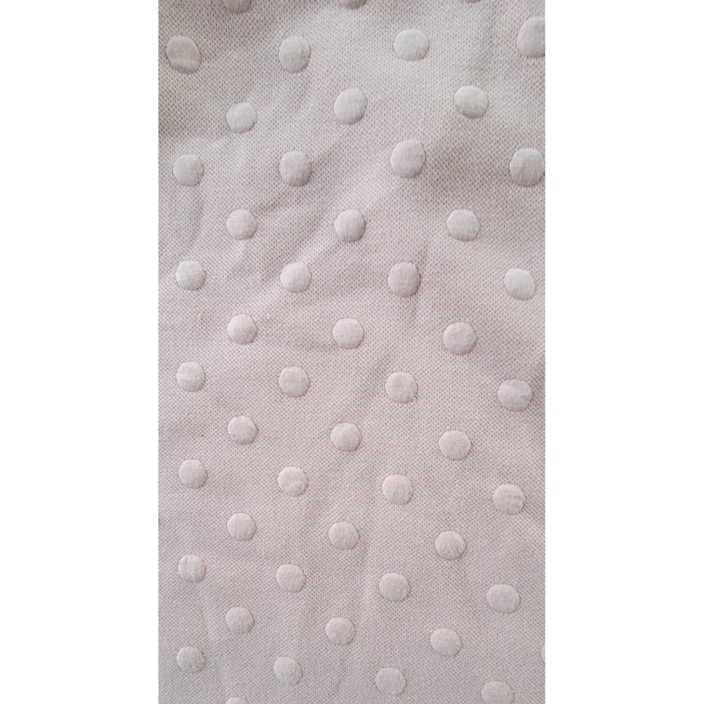 W5 Color Pink  textured dot Neck‎ Ball 3/4 sleeve top Size L NWT - Picture 4 of 8